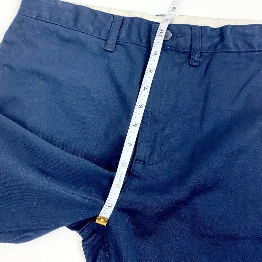 Gap kids husky fit navy chino shorts 14